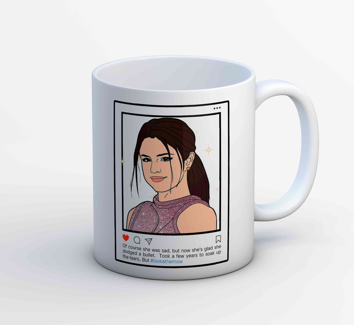 selena gomez look at her now mug coffee ceramic music band buy online usa united states of america the banyan tee tbt men women girls boys unisex