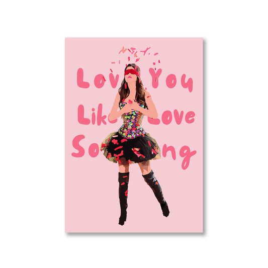 selena gomez love you like a love song poster wall art buy online united states of america usa the banyan tee tbt a4