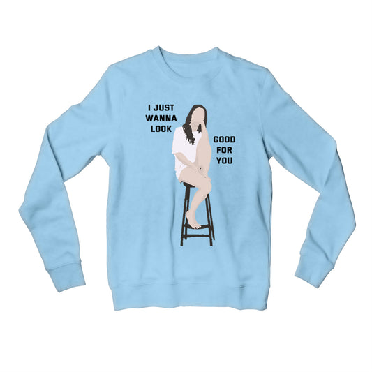 selena gomez good for you sweatshirt upper winterwear music band buy online united states of america usa the banyan tee tbt men women girls boys unisex gray