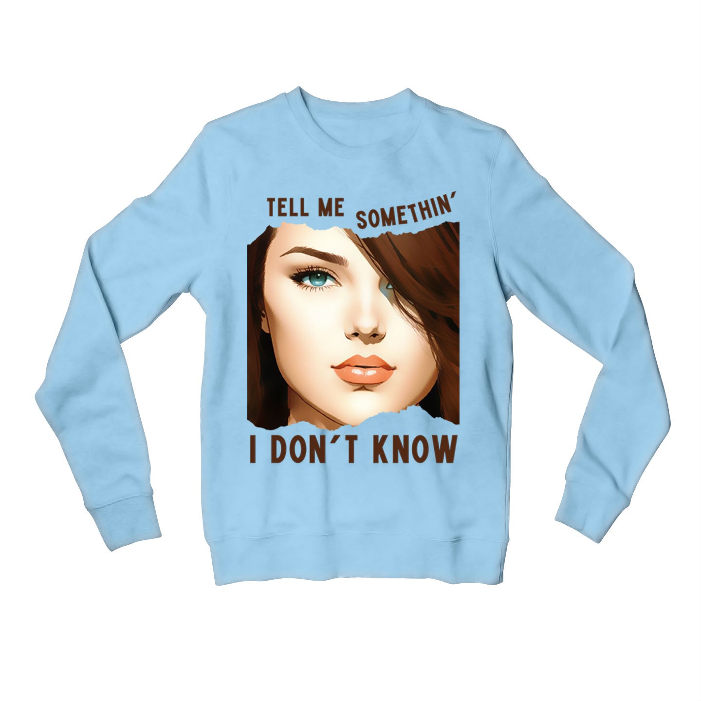 selena gomez tell me something i don't know sweatshirt upper winterwear music band buy online united states of america usa the banyan tee tbt men women girls boys unisex gray