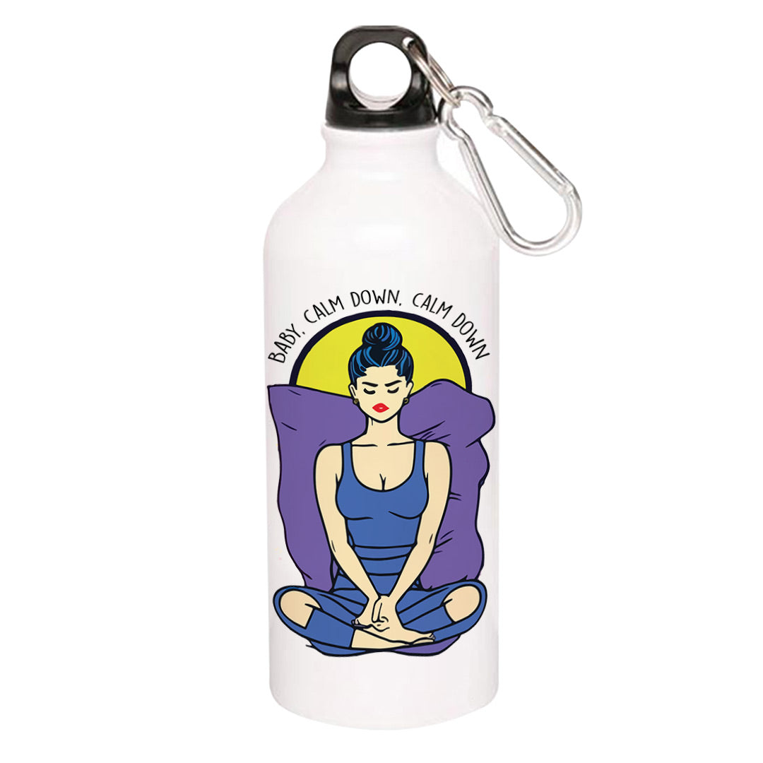selena gomez calm down sipper steel water bottle flask gym shaker music band buy online india the banyan tee tbt men women girls boys unisex