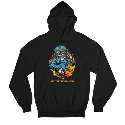 megadeth set the world afire hoodie hooded sweatshirt winterwear music band buy online united states usa the banyan tee tbt men women girls boys unisex black