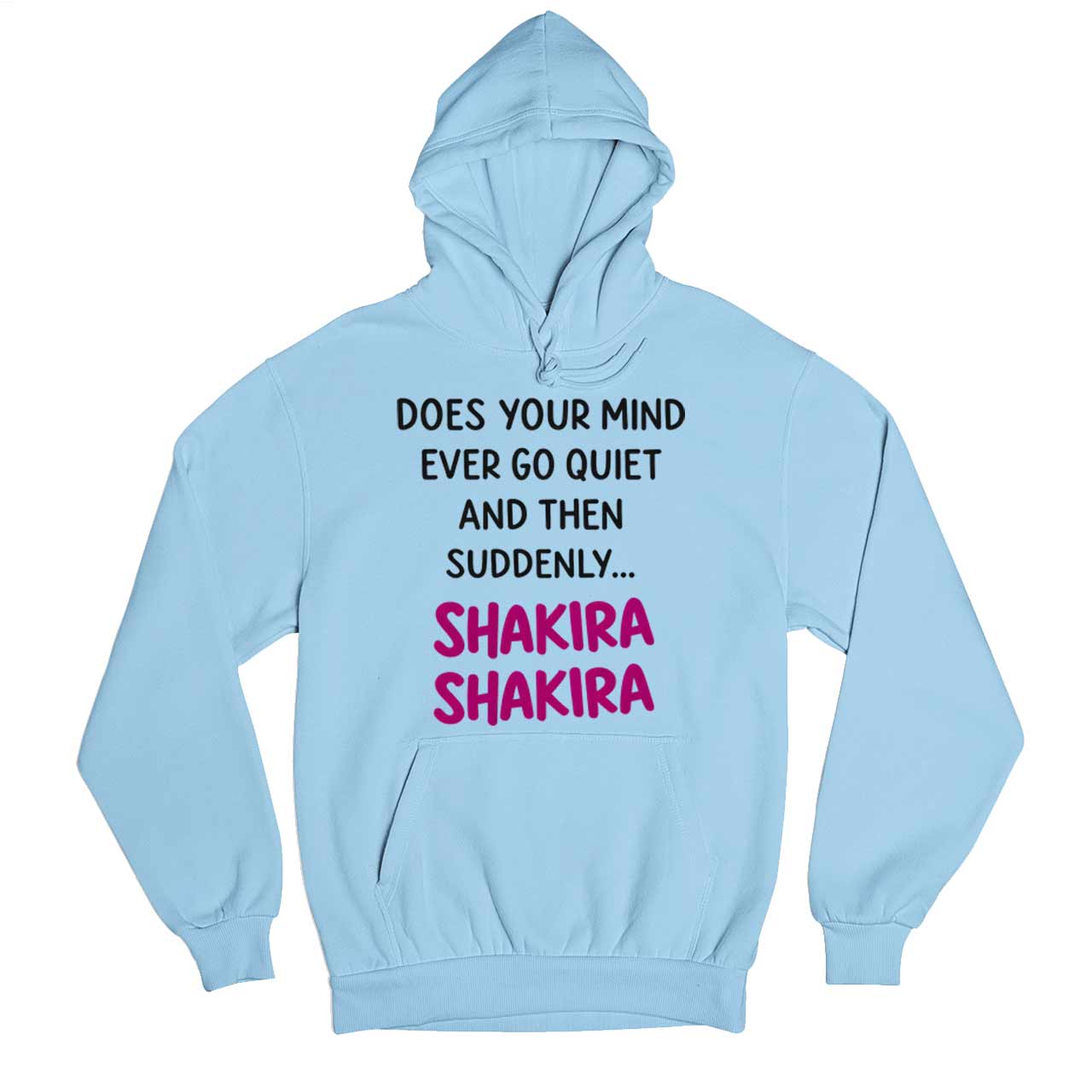 shakira does your mind hoodie hooded sweatshirt winterwear music band buy online united states usa the banyan tee tbt men women girls boys unisex baby blue 