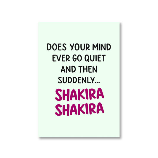 shakira does your mind poster wall art buy online united states usa the banyan tee tbt 8 x 10 