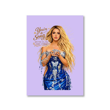 shakira you're a song poster wall art buy online united states usa the banyan tee tbt 8 x 10 