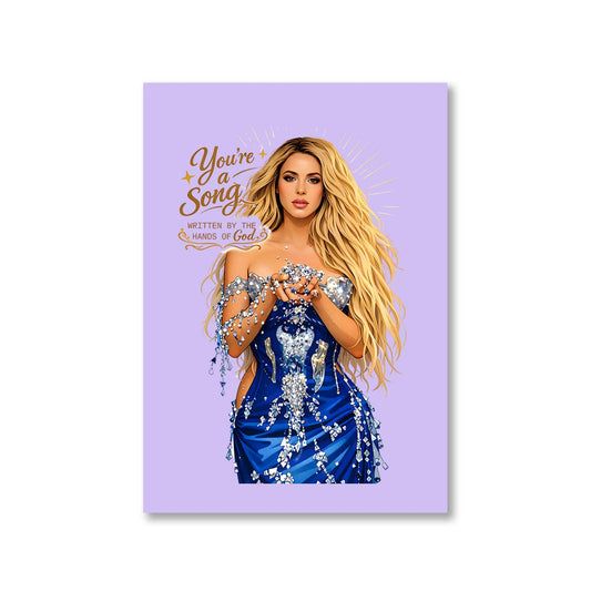 shakira you're a song poster wall art buy online united states usa the banyan tee tbt 8 x 10 