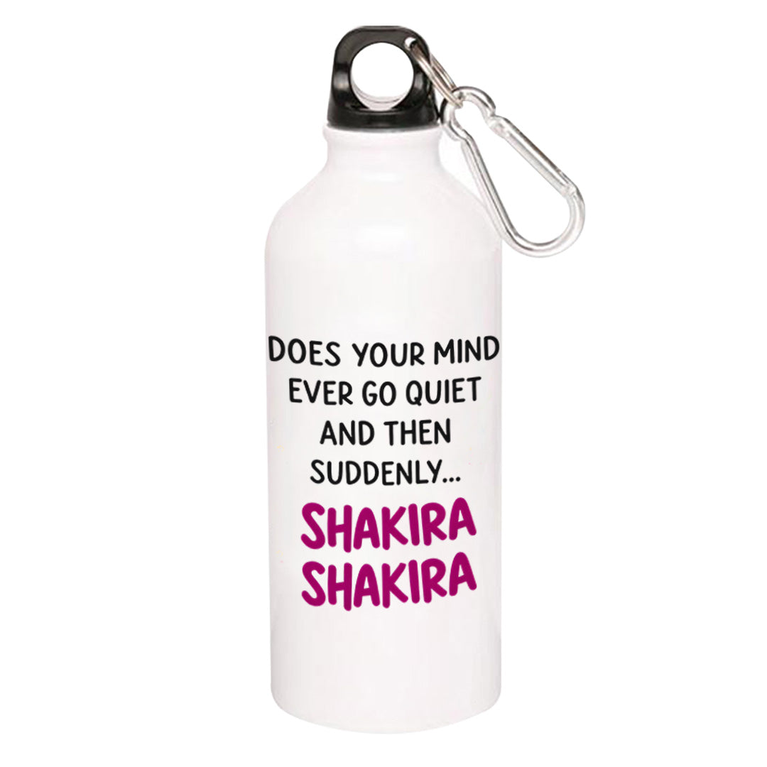 shakira does your mind sipper steel water bottle flask gym shaker music band buy online india the banyan tee tbt men women girls boys unisex  