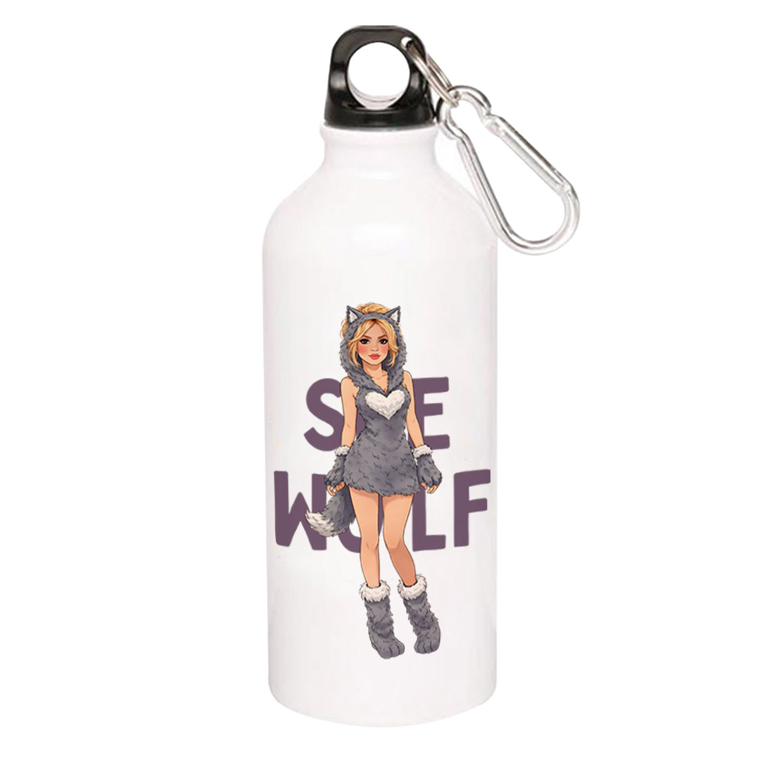 shakira she wolf sipper steel water bottle flask gym shaker music band buy online india the banyan tee tbt men women girls boys unisex  