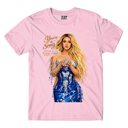 shakira you're a song t-shirt music band buy online united states usa the banyan tee tbt men women girls boys unisex baby pink 