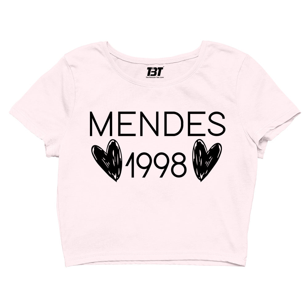 shawn mendes mendes 1998 crop top music band buy online united states of america usa the banyan tee tbt men women girls boys unisex sky blue