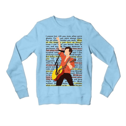 shawn mendes mendes in melodies sweatshirt upper winterwear music band buy online united states of america usa the banyan tee tbt men women girls boys unisex baby blue