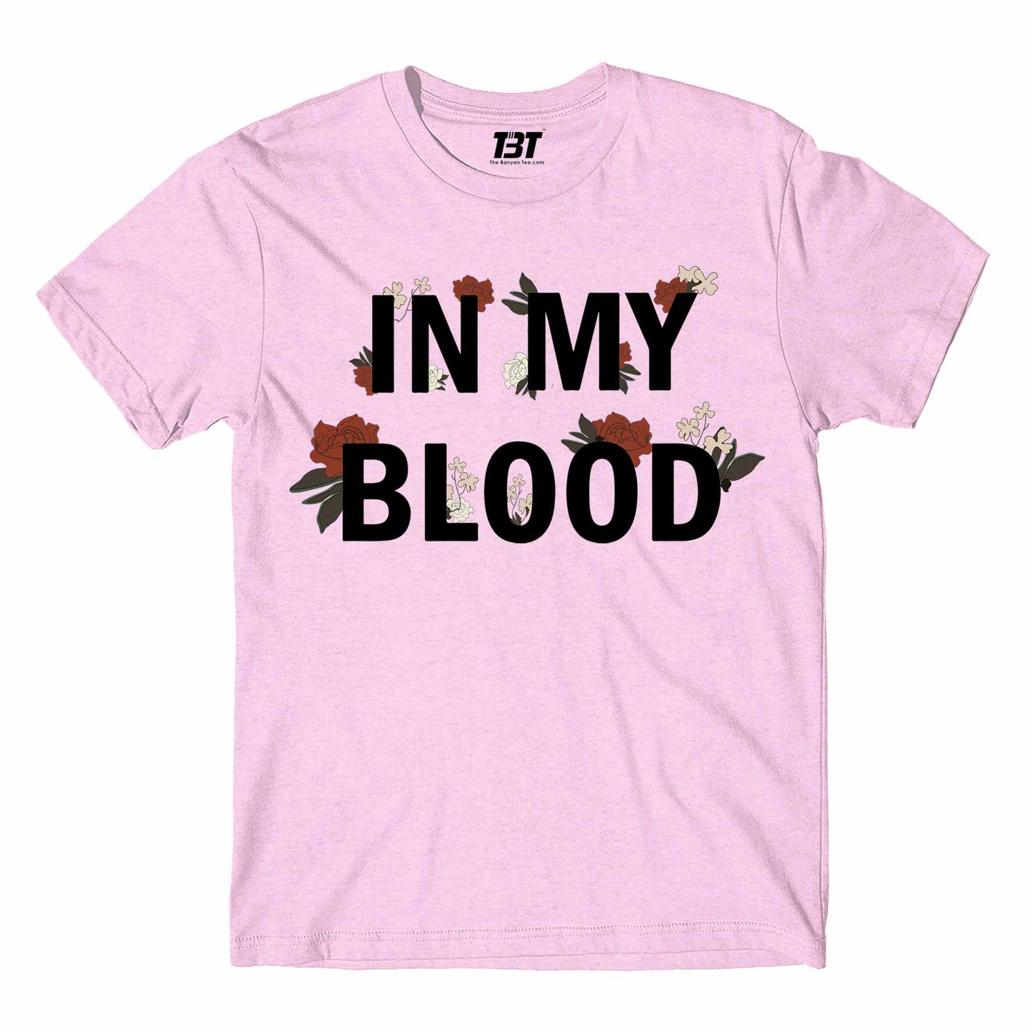 shawn mendes in my blood t-shirt music band buy online usa united states the banyan tee tbt men women girls boys unisex white