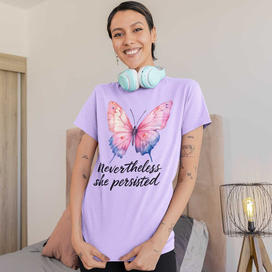 graphic she persisted t-shirt printed graphic stylish buy online united states usa the banyan tee tbt men women girls boys unisex lavender 