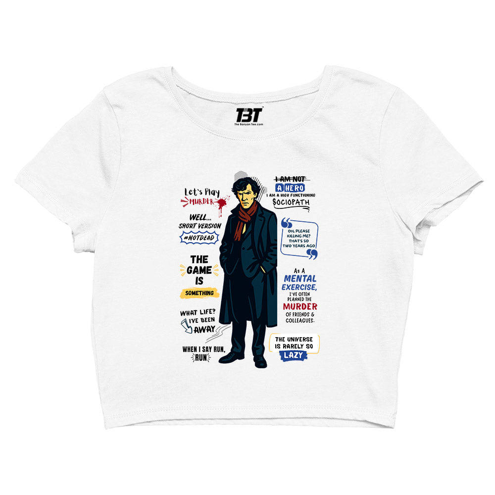 Sherlock Crop Top by The Banyan Tee TBT