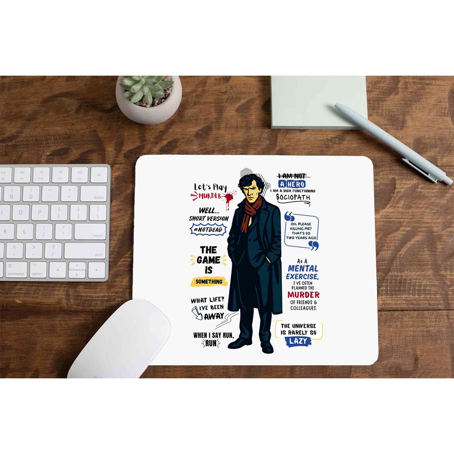 Sherlock Mousepad - Mind Palace  The Banyan Tee TBT
