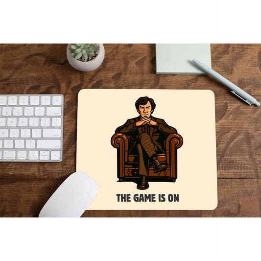 Sherlock Mousepad - The Game Is On The Banyan Tee TBT