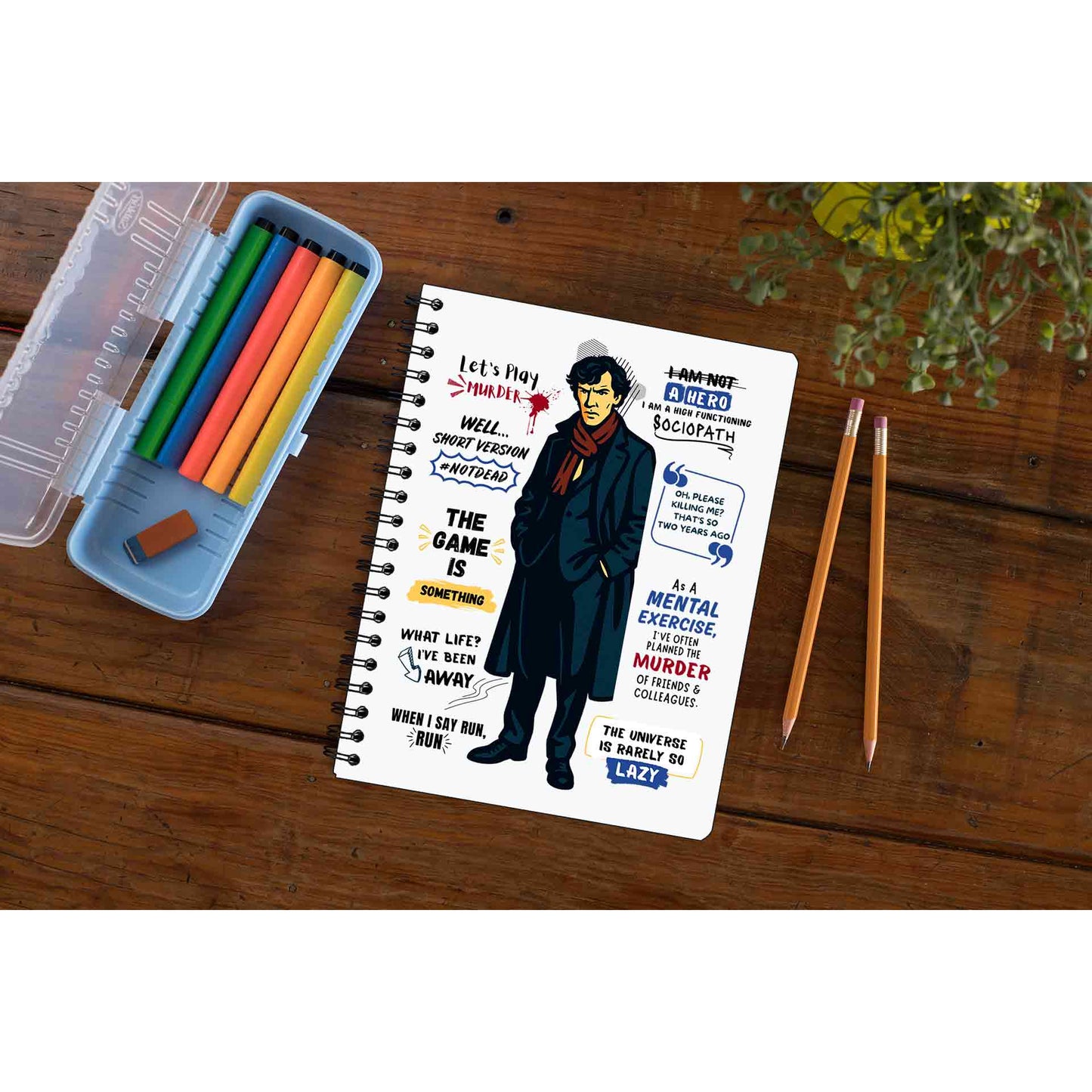 Sherlock Notebook - Game On The Banyan Tee TBT