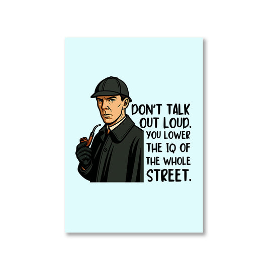 Sherlock Poster - IQ The Banyan Tee TBT