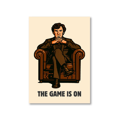 Sherlock Poster - The Game Is On The Banyan Tee TBT