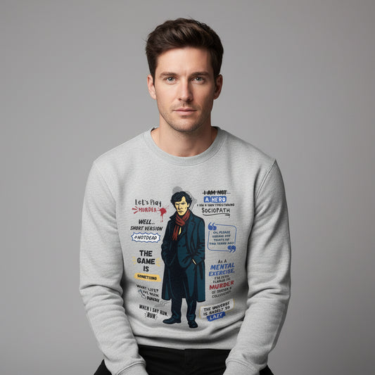 Sherlock Sweatshirt - Mind Palace Sweatshirt The Banyan Tee TBT