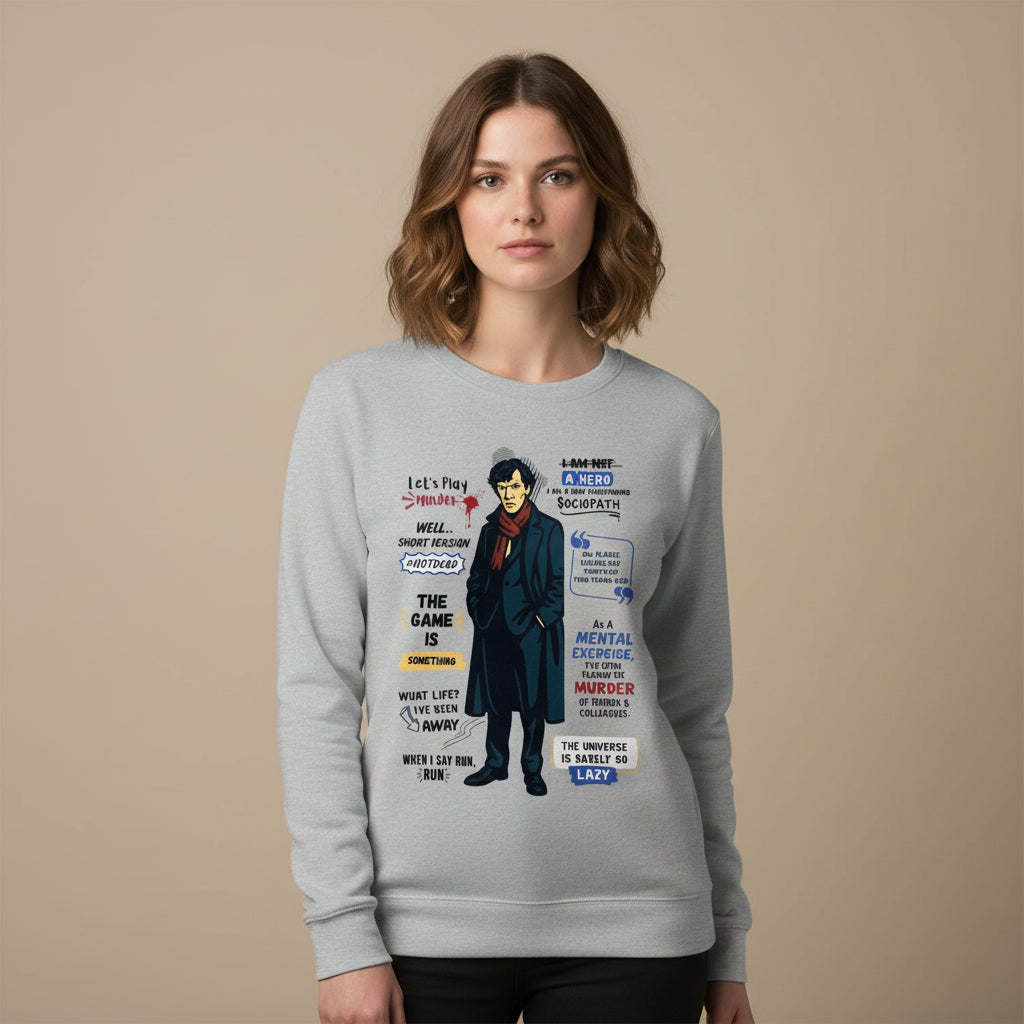 Sherlock Sweatshirt - Mind Palace Sweatshirt The Banyan Tee TBT