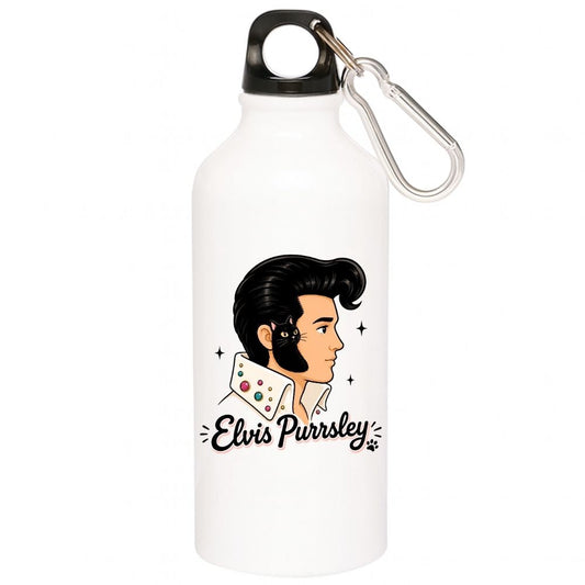 elvis presley purrsley sipper steel water bottle flask gym shaker music band buy online india the banyan tee tbt men women girls boys unisex  