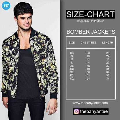 custom bomber jacket size chart the banyan tee
