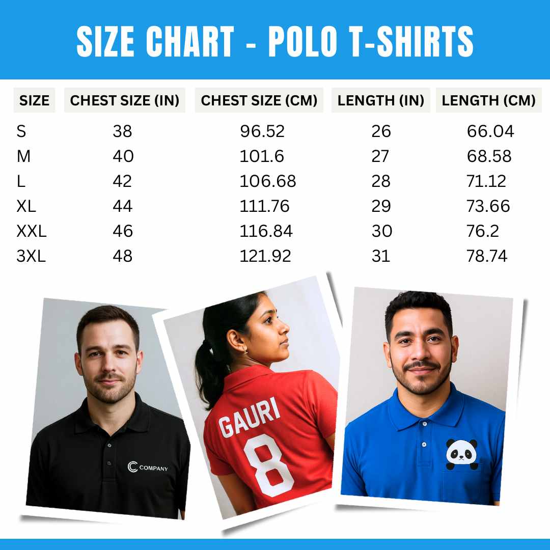 size chart polo t shirts collar neck tees the banyan tee