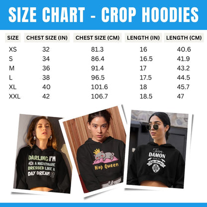 Crop Hoodie - Heaven And Hell