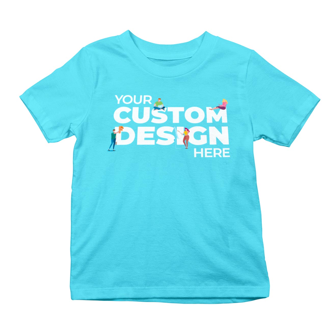 custom customisable t-shirt united states of america usa sky blue t-shirt black  tshirts sky blue tshirt the banyan tee tbt basics buy custom customisable tshirts united states of america usa kids boys girls for 12 year old 5 year old 10 13 new born