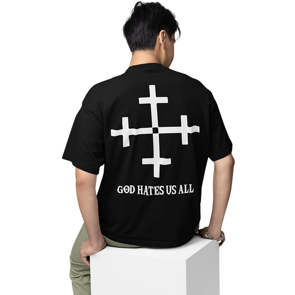 slayer oversized t shirt - god hates us all music t-shirt black buy online india the banyan tee tbt men women girls boys unisex