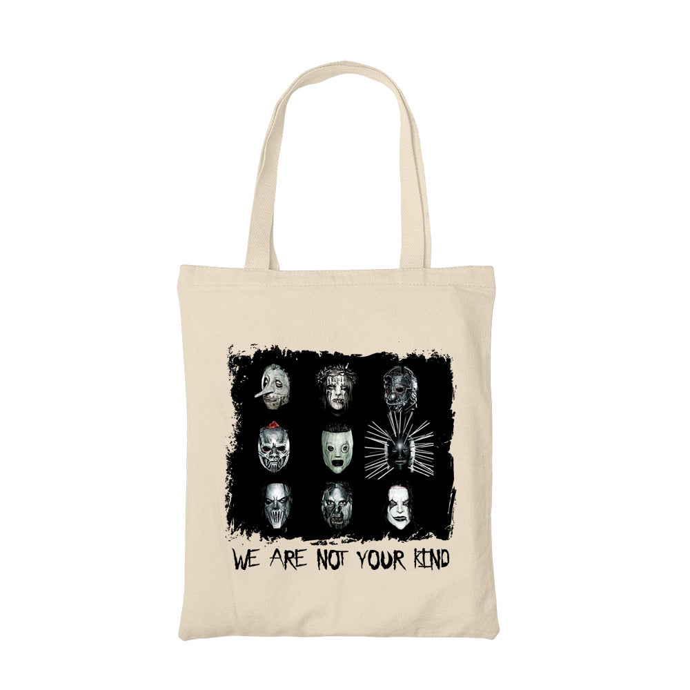 slipknot we are not your kind tote bag hand printed cotton women men unisex