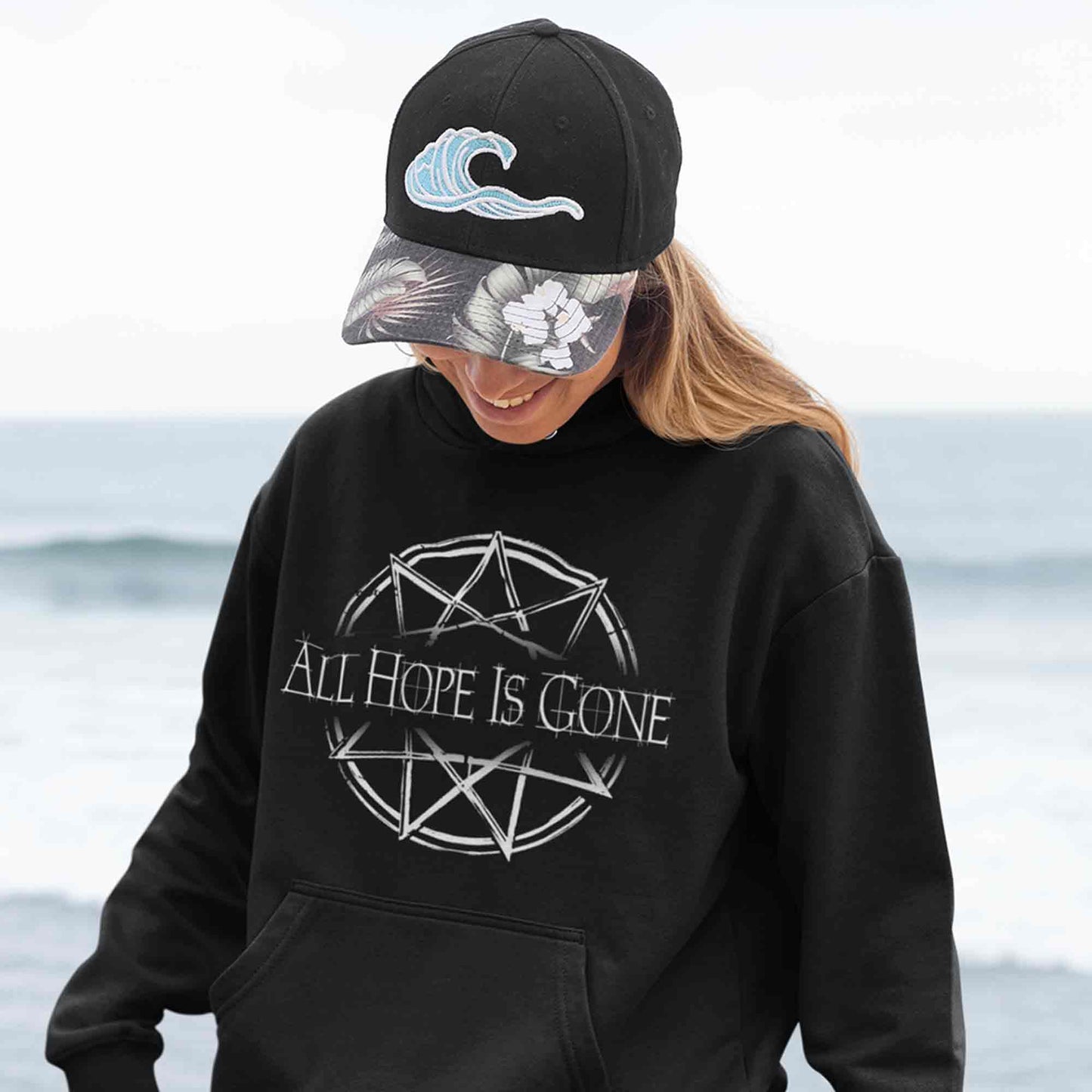 slipknot all hope is gone hoodie hooded sweatshirt winterwear music band buy online united states usa the banyan tee tbt men women girls boys unisex black