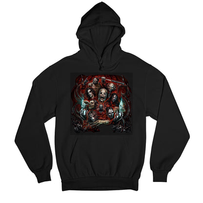 slipknot fan art hoodie hooded sweatshirt winterwear music band buy online united states usa the banyan tee tbt men women girls boys unisex black