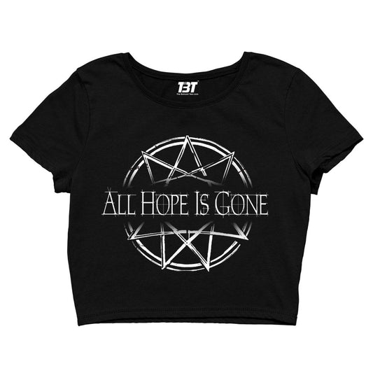 slipknot all hope is gone crop top music band buy online united states of america usa the banyan tee tbt men women girls boys unisex black