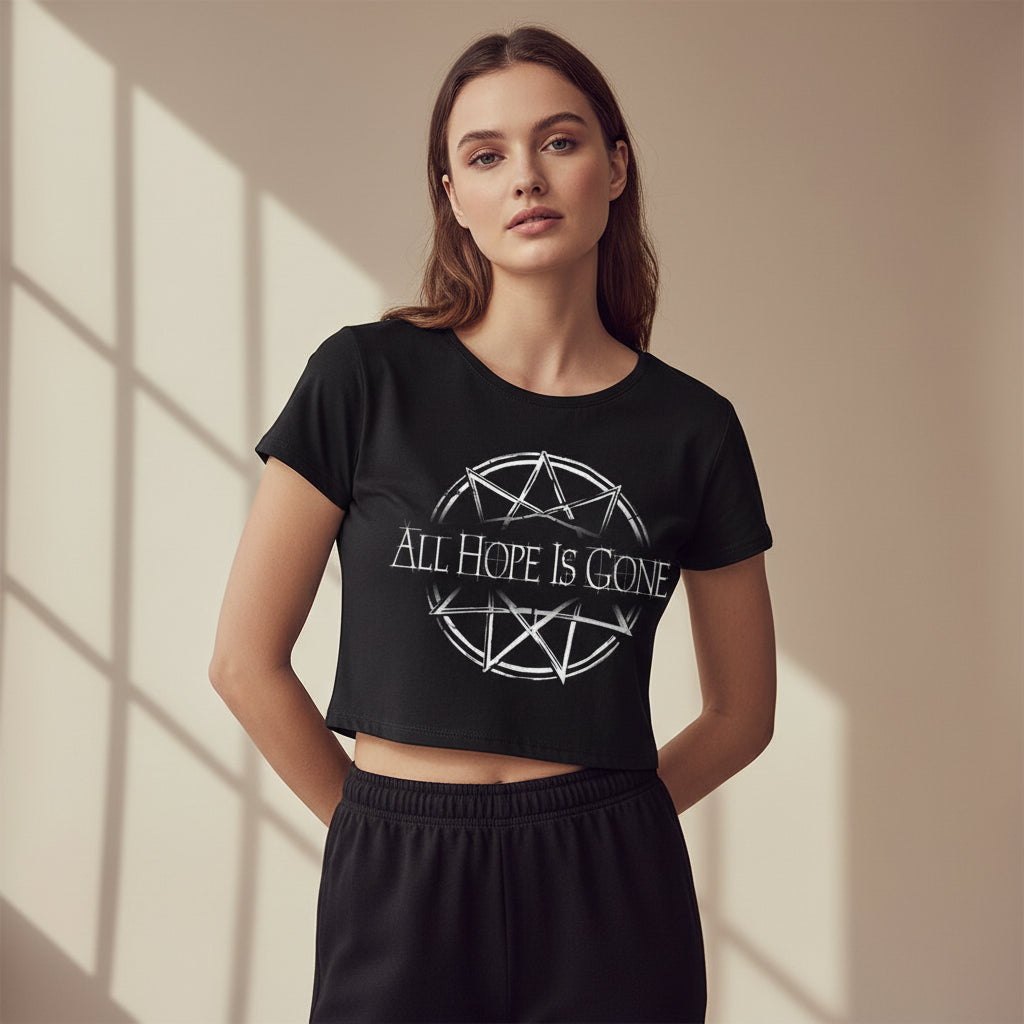 slipknot all hope is gone crop top music band buy online united states of america usa the banyan tee tbt men women girls boys unisex black