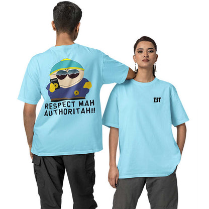 Oversized T shirt - Respect Mah Authoritah