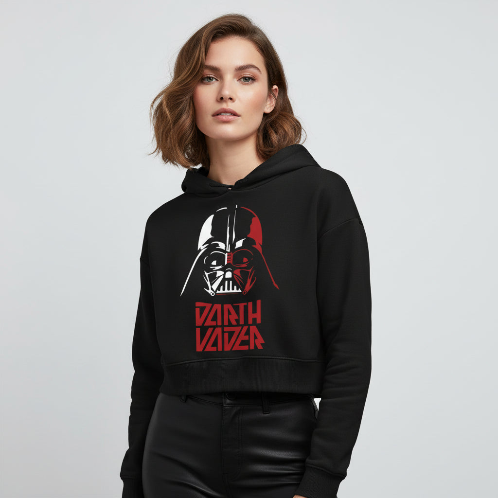 star wars darth vader crop hoodie hooded sweatshirt upper winterwear tv & movies buy online india the banyan tee tbt men women girls boys unisex black