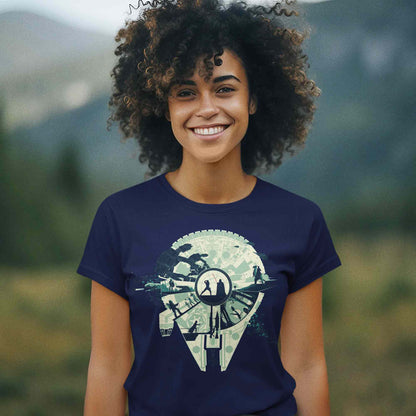 star wars luke vs. vader t-shirt tv & movies buy online united states usa the banyan tee tbt men women girls boys unisex navy