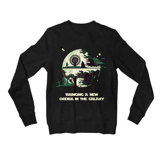 star wars a new order in the galaxy sweatshirt upper winterwear tv & movies buy online united states usa the banyan tee tbt men women girls boys unisex black