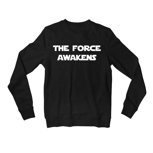 star wars the force awakens sweatshirt upper winterwear tv & movies buy online united states usa the banyan tee tbt men women girls boys unisex black