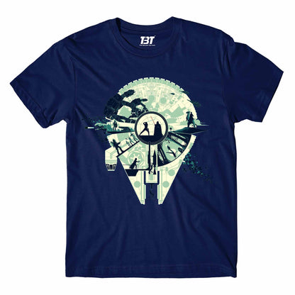 star wars luke vs. vader t-shirt tv & movies buy online united states usa the banyan tee tbt men women girls boys unisex navy