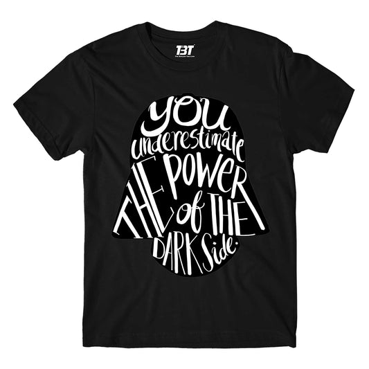 star wars power of the dark side t-shirt tv & movies buy online united states of america usa the banyan tee tbt men women girls boys unisex black darth vader