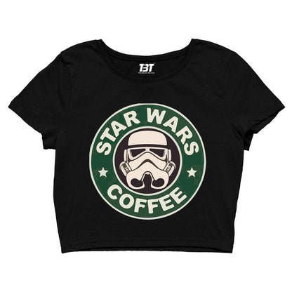 star wars star coffee crop top tv & movies buy online united states of america usa the banyan tee tbt men women girls boys unisex green