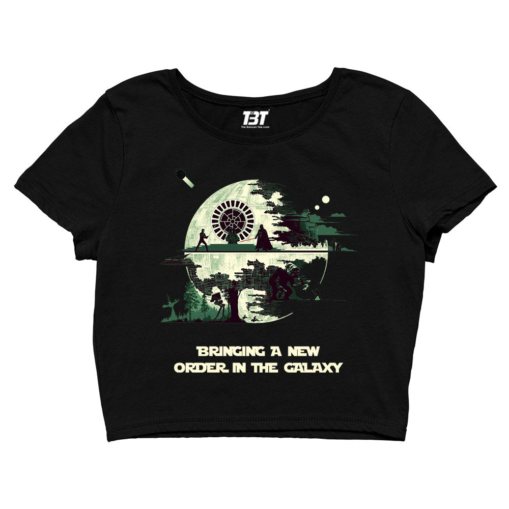 star wars a new order in the galaxy crop top tv & movies buy online united states of america usa the banyan tee tbt men women girls boys unisex black