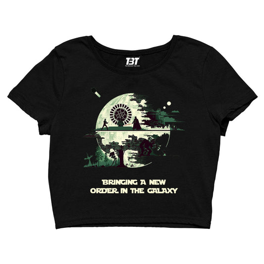 star wars a new order in the galaxy crop top tv & movies buy online united states of america usa the banyan tee tbt men women girls boys unisex black