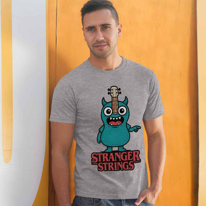 graphic stranger strings t-shirt printed graphic stylish buy online united states usa the banyan tee tbt men women girls boys unisex gray 
