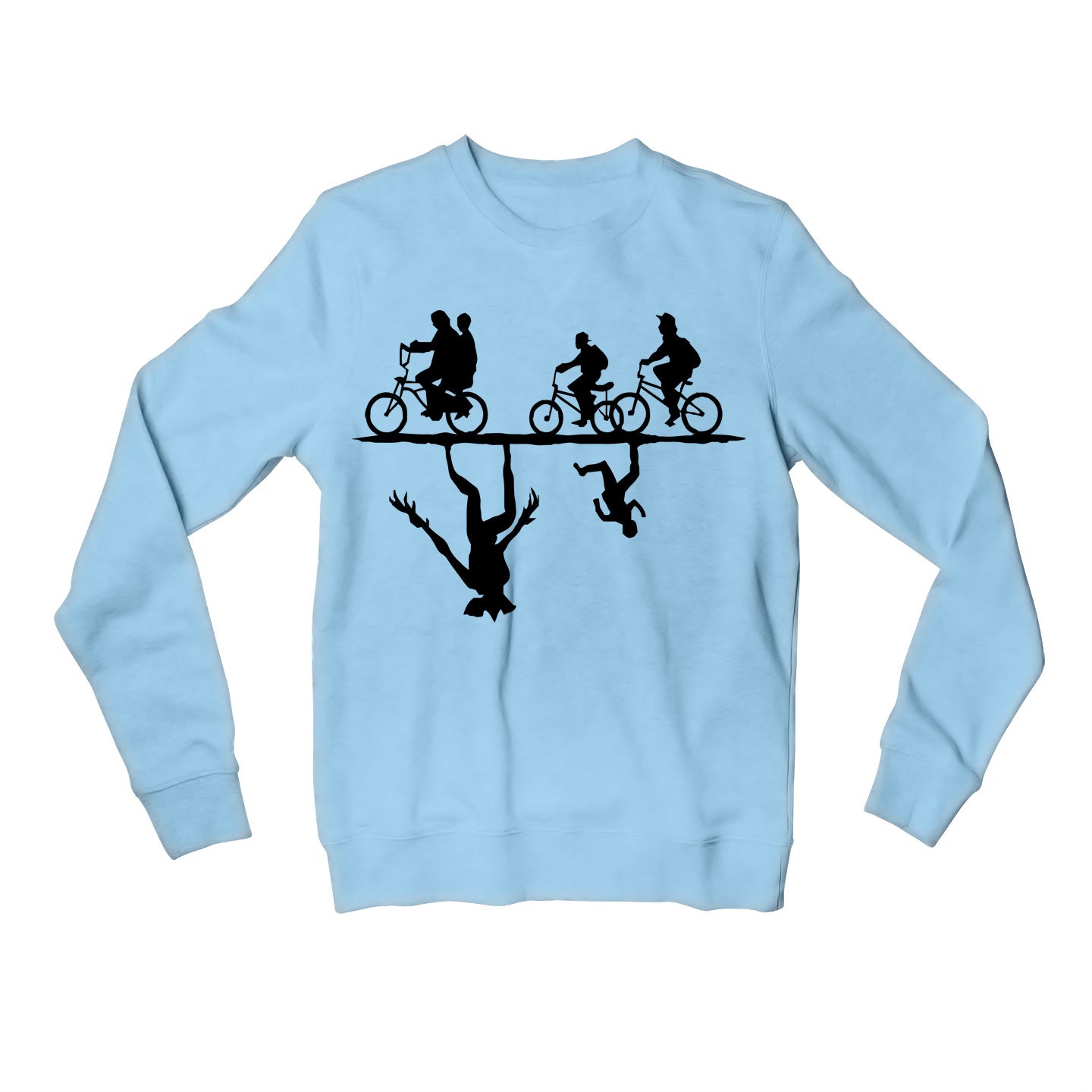 stranger things the upside down sweatshirt upper winterwear tv & movies buy online united states usa the banyan tee tbt men women girls boys unisex gray stranger things eleven demogorgon shadow monster dustin quote vector art clothing accessories merchandise