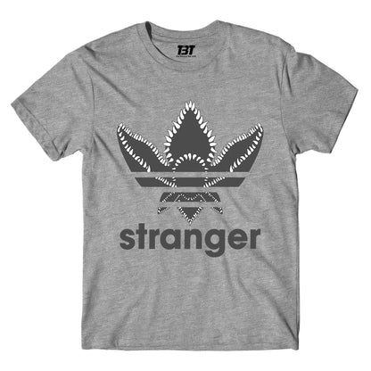 stranger things stranger t-shirt tv & movies buy online united states of america usa the banyan tee tbt men women girls boys unisex white stranger things eleven demogorgon shadow monster dustin quote vector art clothing accessories merchandise
