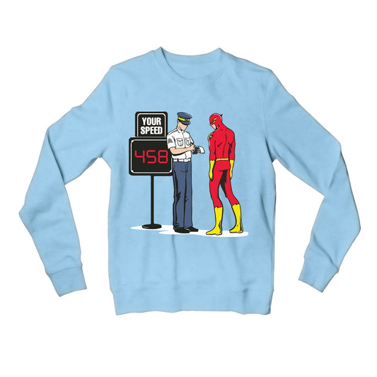 Superheroes Sweatshirt - Flash Sweatshirt The Banyan Tee TBT